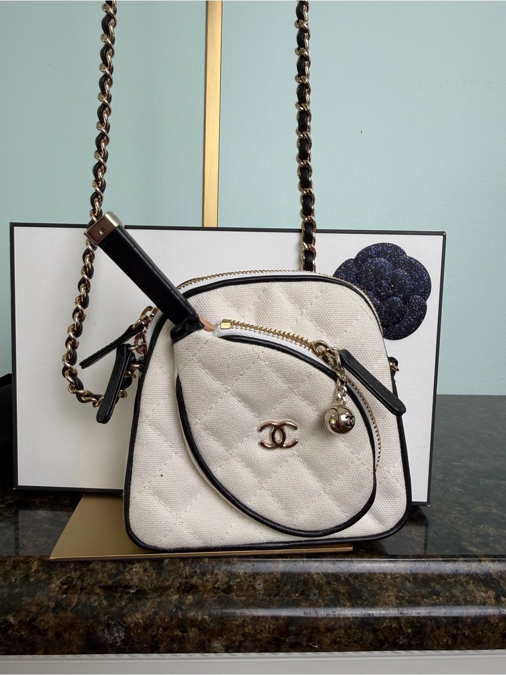Chanel Coco Masters Mini Tennis Bag—-Monte-Carlo Mini Crossbody Tennis Bag - Picture 4 of 15